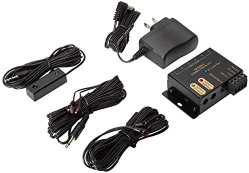 IR Repeater System - Hidden IR Control System for Home Theater Infrared Extender System Kit, Black