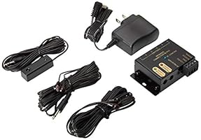 IR Repeater System - Hidden IR Control System for Home Theater Infrared Extender System Kit, Black