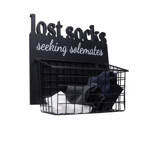 EVA murmure Cutout Letters Lost Socks - Laundry Room...