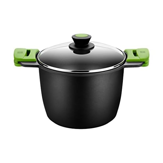 BRA PRIOR - Olla para estofados, Negro, 20 cm, apta para todo tipo de cocinas incluida inducción