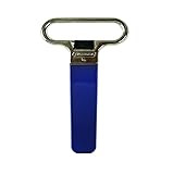 Franmara Ahh Super Two-Prong Cork Extractor/Puller, Chrome Plated (Dark Blue)