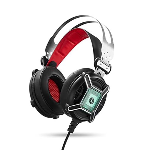 Headset Gamer Fone de Ouvido com LED MH9 Preto