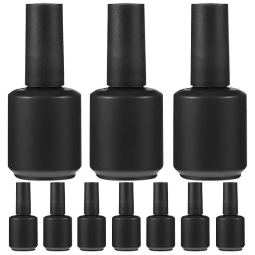 Botellas vacías con cepillo de 15ml para rellenar esmaltes de uñas de forma limpia y precisa