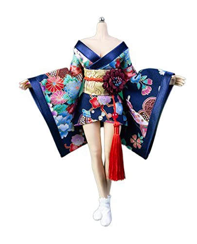 Kimono japonais 1/6 Ice Toys IC1004F court pour habiller une figurine femme 30 cm