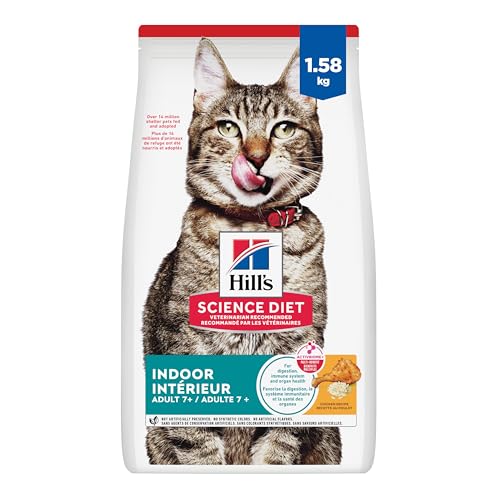 Hill's Science Diet, Indoor, Adult 7+, Dry Cat Food, Chicken Recipe