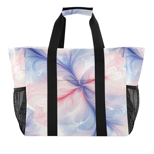 Grand sac de plage en toile étanche avec poches de rangement pour transporter tout votre été
