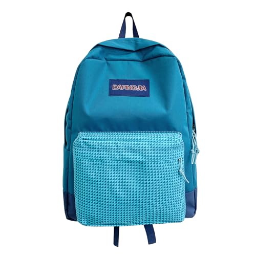 Rucksack mit großer Kapazität, geeignet für Freizeit, Reisen, Sport und Pendeln, geeignet für Jugendliche/Studenten (blau)