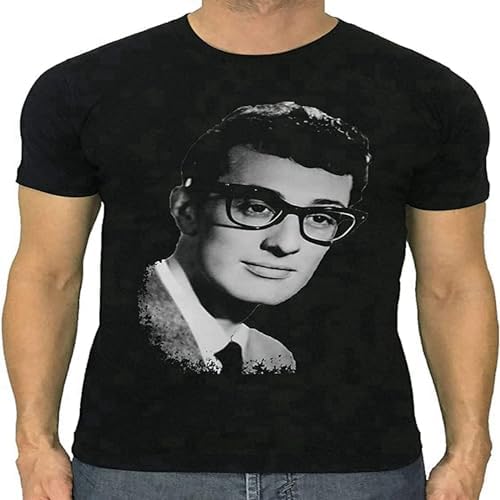 Buddy Holly - Camiseta de hombre Bob The Cricket Black
