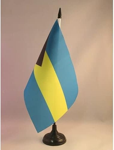 Miniatura 106 de Bandera de mesa Colombia 5'' x 8'' - Bandera de escritorio colombiana 8.3 x 5.5 in - Barra y base de plástico negro - AZ FLAG