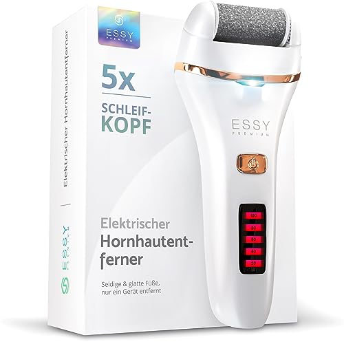 Produktfoto von Essy Hornhautentferner Elektrisch Testsieger mit 5 Ersatzrollen Hornhaut Entfernen Elektrischer Hornhautentferner&hellip;