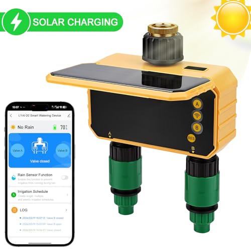 Télécommande WiFi arrosage solaire automatique bidirectionnel programmable smartphone
