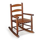 VINGLI Outdoor Children's Rocking Chair, All-Weather Wooden Rocker with High Backrest,...