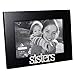 Malden International Designs Sisters Expressions Picture Frame, 4x6, Black