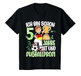 Ich bin schon 5 Jahre alt und Fußballprofi Fußball Junge Deutschland Trikot zum 5. Geburtstag für deinen Sohn oder Enkelkind.