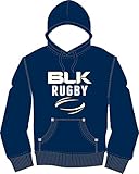 BLK Herren Bekleidung Teamsport Big Logo Hoody, Marine/weiß, 128, 420220006