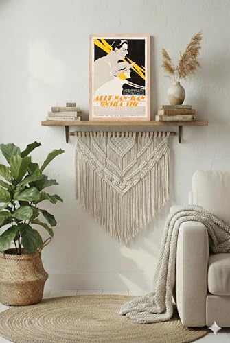 Image of BLINKART Fantasy Art Aesthetic Modern Art Walls With Frame | Natural Wood Texture | Living Room Bedroom Office Wall Decoration | Poster Home Decor Frames Wall Bedroom | 12x8 Inches (D390)
