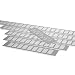 Produktbild Exklusives Aluminium Lüftungsgitter Belüftungsgitter Belüftung Lüftungsblech ALU (Länge: 100cm)