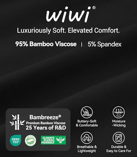 Image of WiWi Viscose from Bamboo Women's Pajamas Set Super Soft Button Down Top and Pants Sleepwear Cooling Pjs S-3X