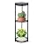 Metal Plant Stand 3 Tier Indoor Outdoor, Plant shelves Tall Corner Flower Pot Holder Stands Multiple Plants Rack for Patio Balcony Living Room Office Tiered Plant Table, (White)