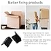 ibasenice Plastic Corner Edge Protectors for Strapping 2.16 X 1.18 Inch Black Shipping Box Strap Guards Pack of 100 Durable Industrial Packaging Edge Protectors