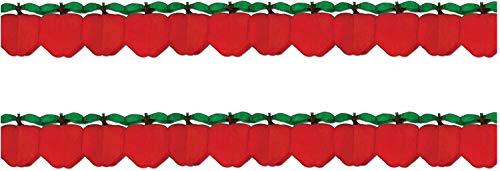 Tissue Apple Garland Party Accessory (1 count) (1/Pkg)