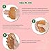 Arrozon Birth Comb for Women Labor, Wooden Labor comb Natural Labor and Delivery Essentials, Birthing Combs Hospital Bag Must Haves for Pregnant Women, Wood Comb Labor Gifts for Moms