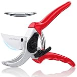 SOLODOTO Garden Secateurs, 4X Sharper German Technique Pruning Shears for Gardening, 5X Durabler Japanese SK5 Steel Garden Scissors, Bypass Secateurs Heavy Duty, Clippers for Plant Hedge, Garden Tool
