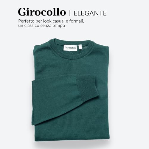 Pull homme mérinos col rond en tricot rasé de qualité supérieure - 6