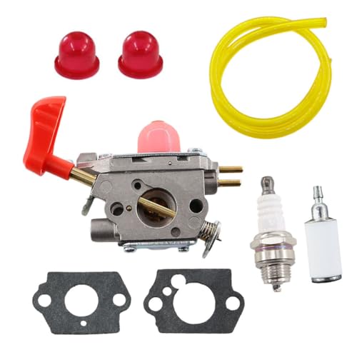 MCHNIC Carburateur pour Husqvarna GBV345 Souffleur à Feuilles Poulan BVM200FE Souffleur à Essence Remplacement 545081857 Zama C1U-W43 Carburateur