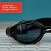 Speedo Futura Biofuse Flexiseal Gafas de Natación, para mujeres, Negro/Gris, Talla Única