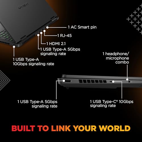 Image of HP Omen, Intel Core Ultra 7 255H, 8GB RTX 5050, 24GB DDR5(Upgradeable) 1TB SSD, 2K, 165Hz, 3ms Response time, IPS, 16'' /40.6cm, Win11, M365*Office24, Shadow Black, 2.43kg, am0240tx, RGB Gaming Laptop