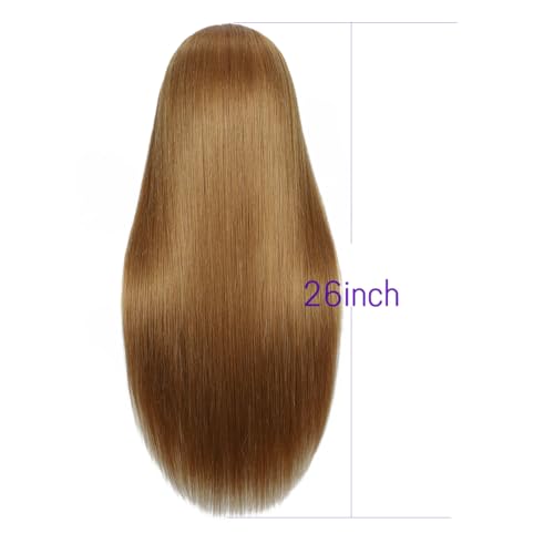 mannequin head 99 human hair for hairstyling - heat resistant manikin head for cosmetology students professionals amp practice exams blond 27