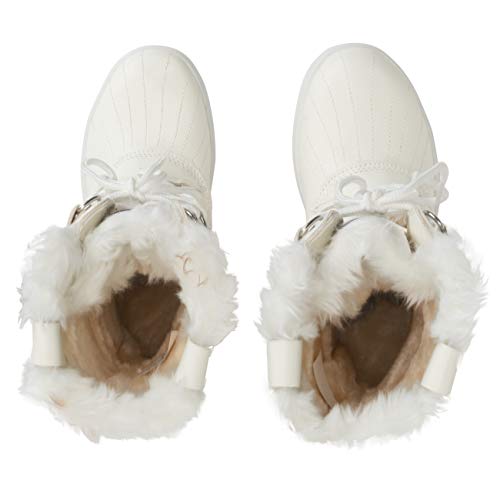Image of POLAR Womens Snow Boot Nylon Tall Winter Fur Lined Snow Warm Waterproof Rain Boot