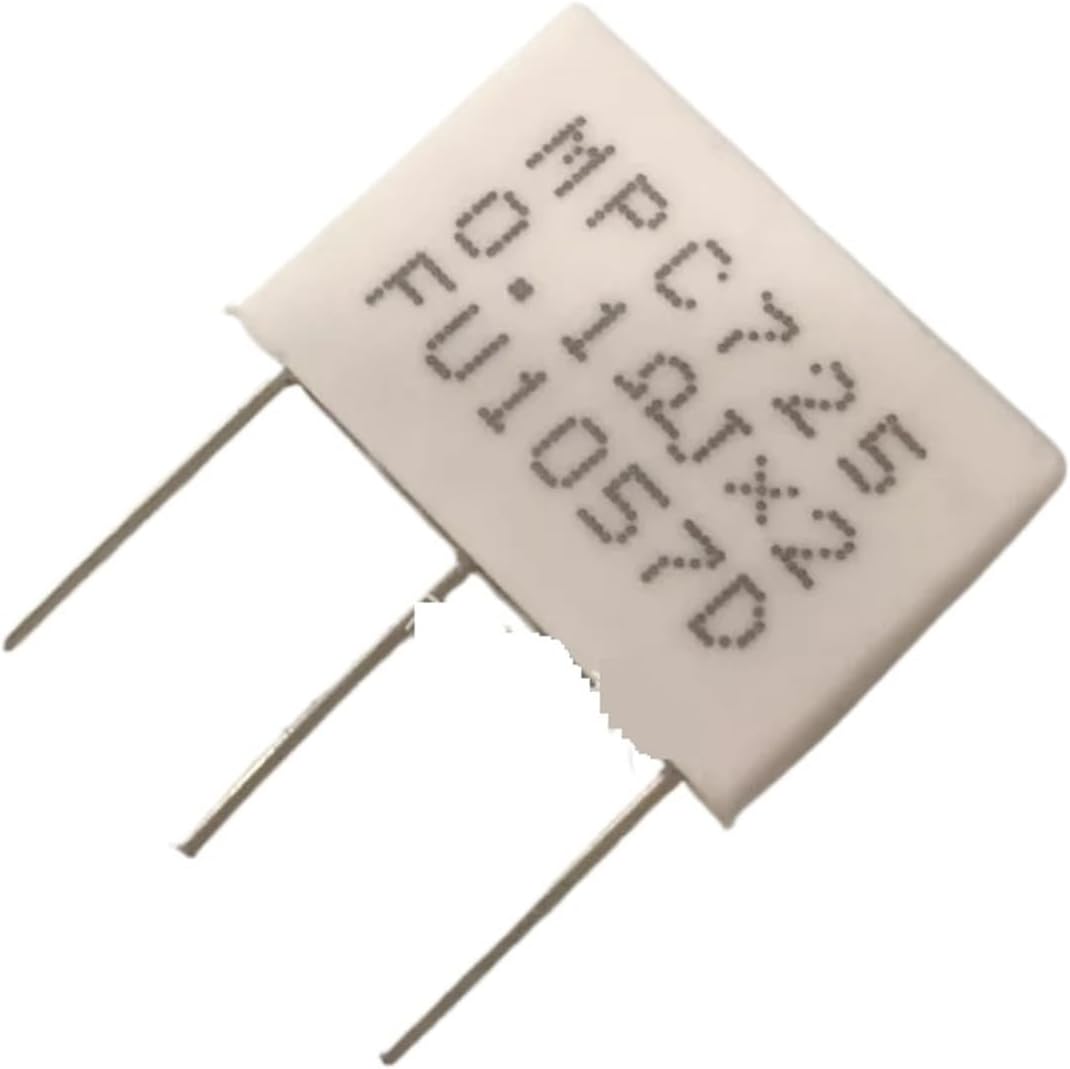2pcs/lot MPC725 5W 0.1ΩJ 0.22R+0.22ΩK 0.47ΩJ ceramic cement resistor Non-inductive cement resistance(0.22RJ)
