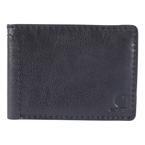 Carhartt Patina Leather Bifold Wallet Black