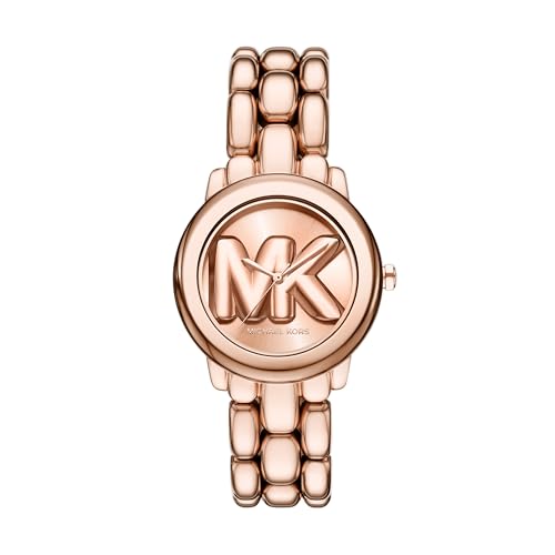 Michael Kors ���f�B�[�X Phoebe �O�j ���[�Y�S�[���h�g�[�� �X�e�����X�X�`�[���E�H�b�`�AMK4962