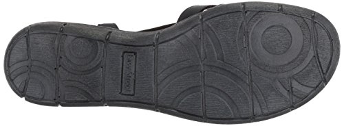 Easy Street Womens Garrett Faux Leather Strappy Flat Sandals4