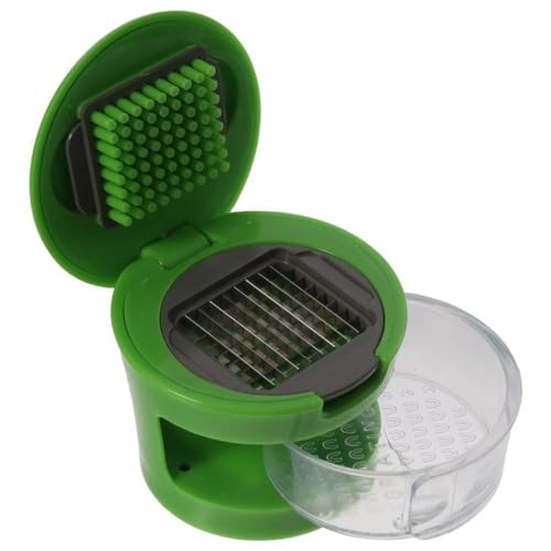 gifthub multifunction Plastic Garlic Press Presser Crusher Slicer Grater Dicing