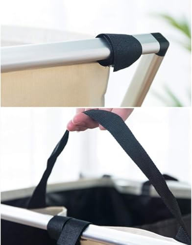Panier à linge pliable duo pour ne plus mélanger le blanc et les couleurs