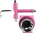 JDYYICZ Pink Skateboard Tools T-Tool All-in-ONE