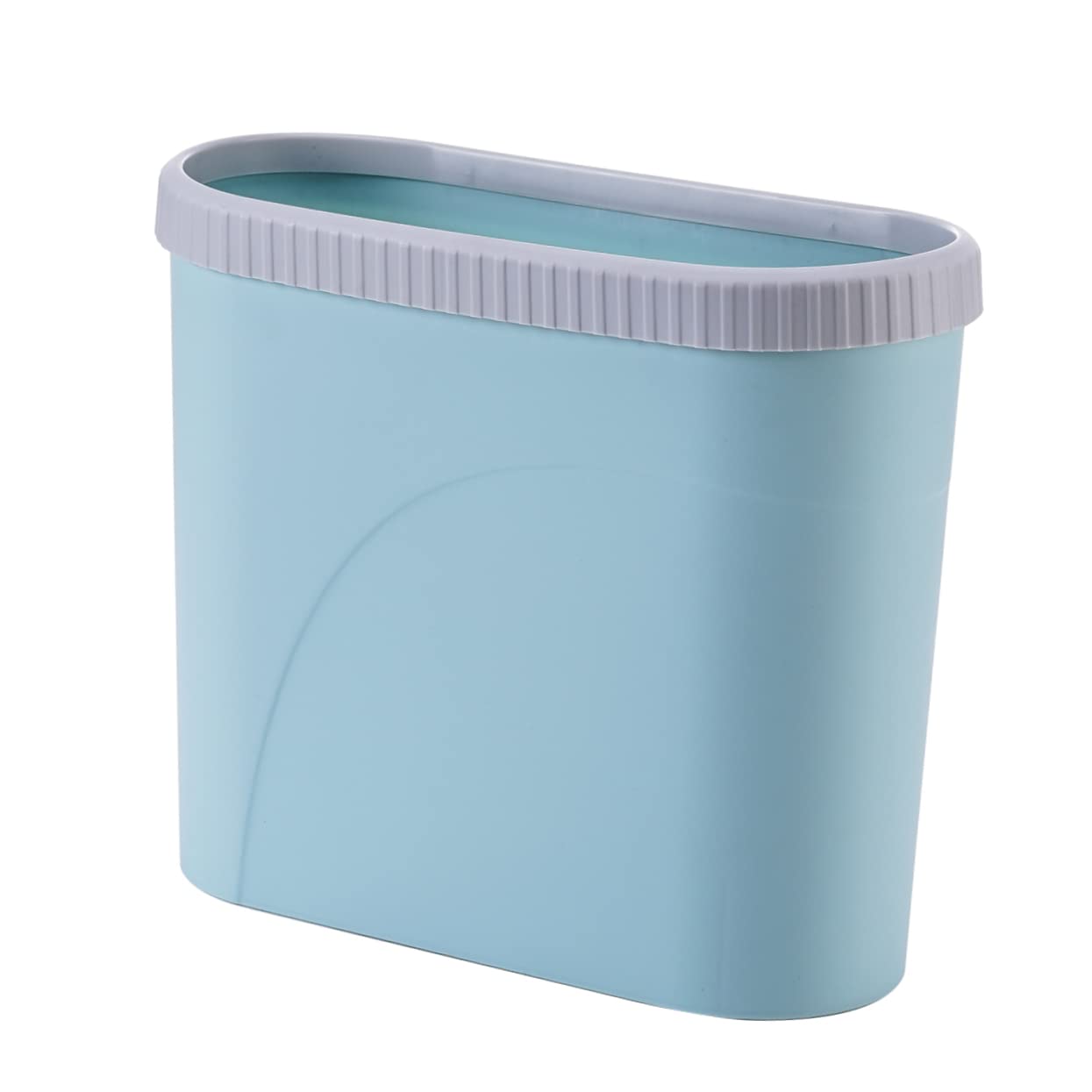 MAGICLULU Wastebasket for Desk Kitchen Garbage Can Rubbish Box Lid Dustbin for Home Anti-Impact and Sturdy Rust-Proof and Easy to Cle