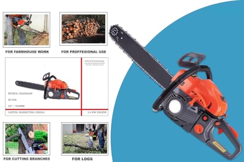 Image of SAURAN 58CC Chainsaw 22 inch Guide