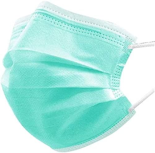 Pack of 50, 3 Ply Colour Masks for Women Surgical Protective Face Mask Men Meltblown Disposable Masks with Nose Pin BFE>98% PFE>95% ISI,ISO,Individually Wrapped