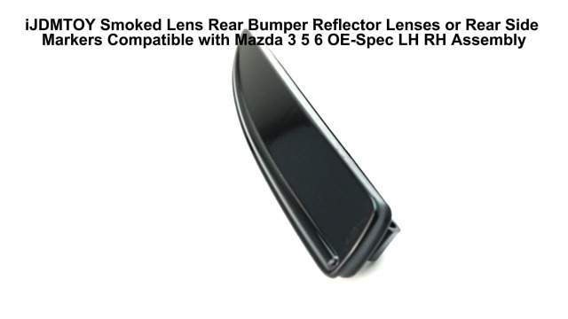 Amazon.com: iJDMTOY Smoked Lens Rear Bumper Reflector Lenses or