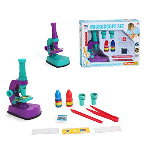 ☀ Dergo ☀ Child'sMicroscope 600X With Science Kits-Beginners Microscopes For Kids