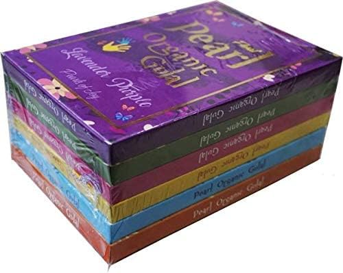 EITHEO Organic Gulal for Holi Celebration - Herbal Colors, Eco-Friendly, Non-Toxic | Washable & Easy to Remove | Pack of 6 2