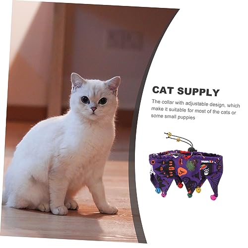 Collar de gato Halloween ajustable para evitar rozaduras en gatitos activos 5
