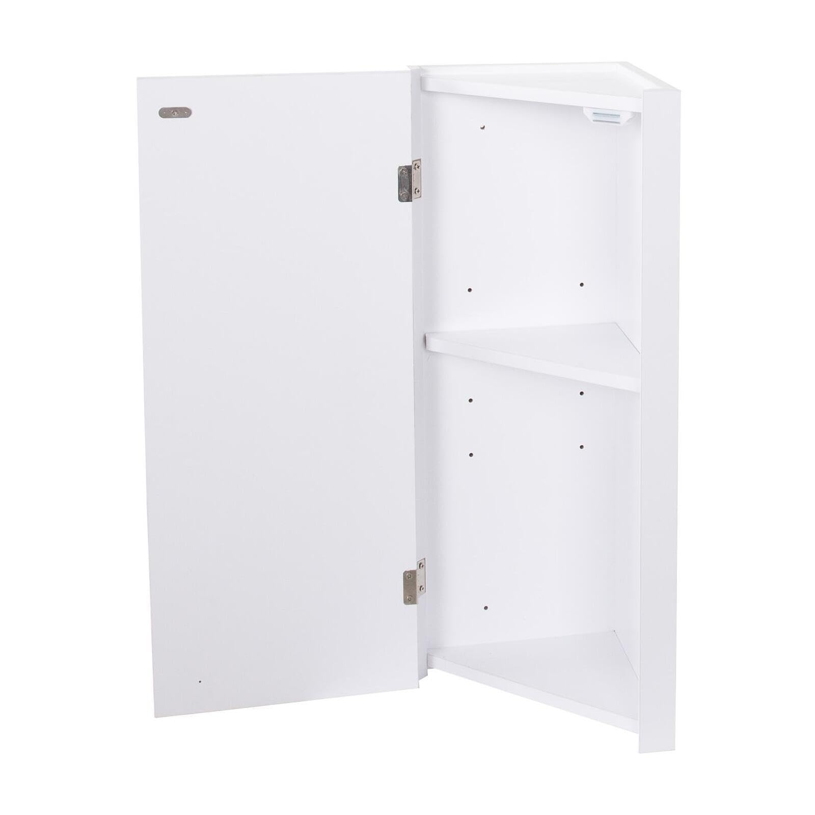 MOB-IN Ensemble Lave-Mains d'angle SKINO + Vasque + Armoire de Toilette