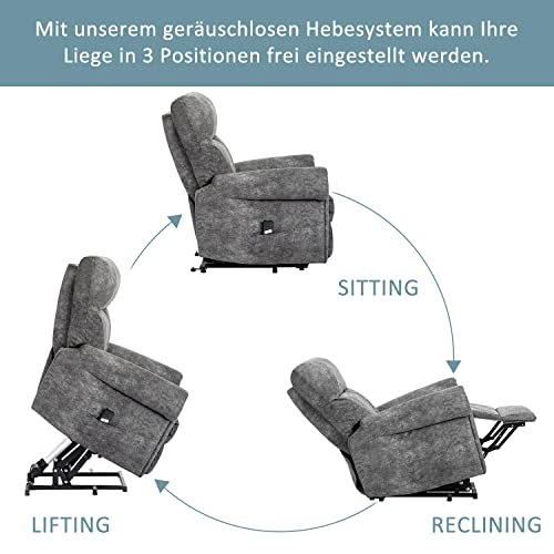 image for BTM Power Lift Recliner Chair for Elderly Sofa Electric Riser Recliner