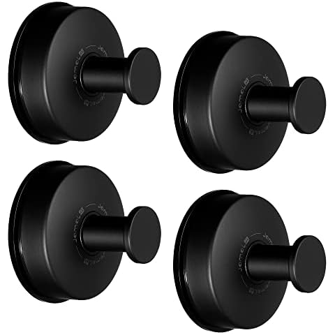 JOMOLA Ganchos de Ventosa Ultra Fuerte 4 Piezas Negro Cover